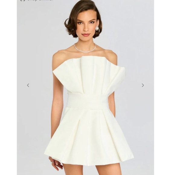 Retrofete Annette Strapless Mini Dress NWT Size S - Picture 2 of 7